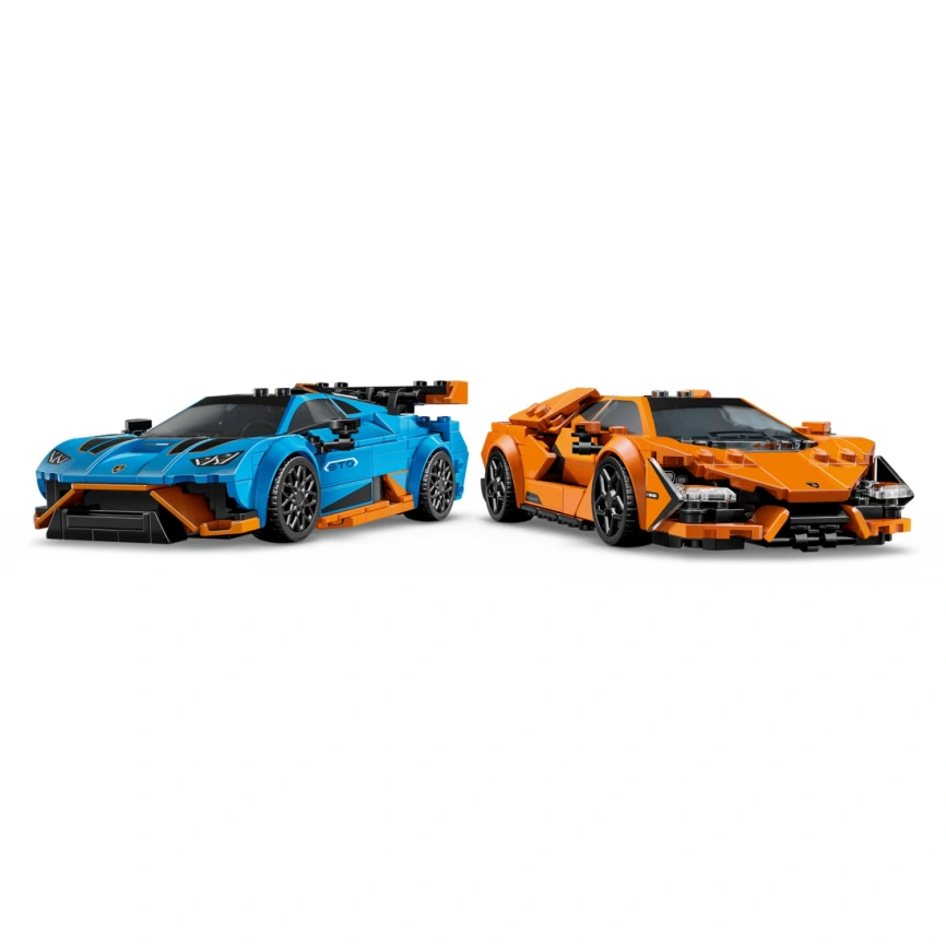 Конструктор LEGO Speed Champions Lamborghini Revuelto & Lamborghini Huracan STO 77238 фото 2