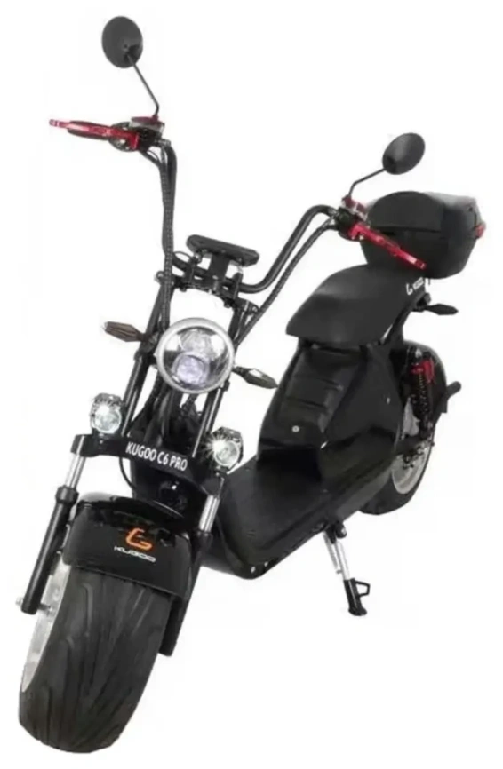 Электроскутер Kugoo C6 Pro Black фото 2