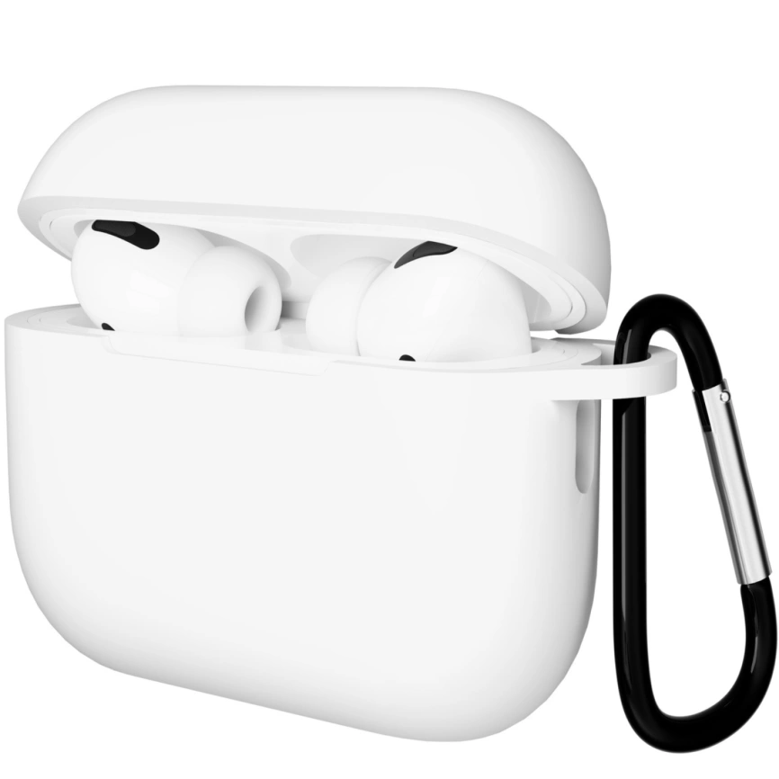 Силиконовый чехол Gurdini для AirPods Pro 3 White фото 1
