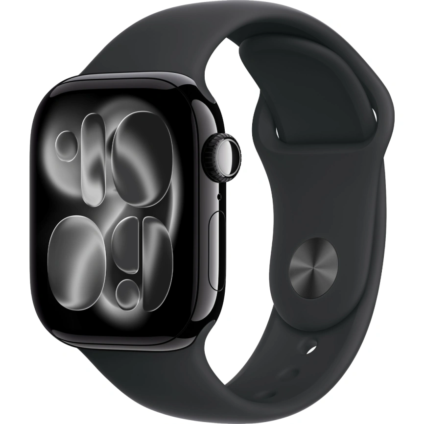 Смарт-часы Apple Watch Series 11 46mm Jet Black Aluminium Case with Black Sport Band S/M фото 1