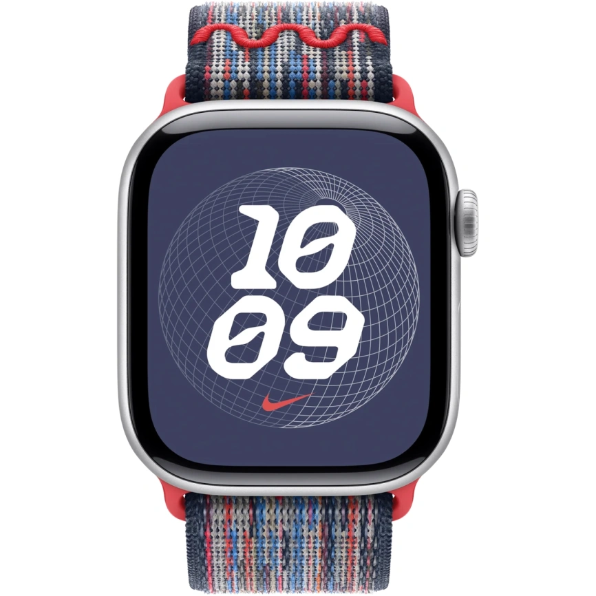 Ремешок Apple Watch 40mm Blue/Red Nike Sport Loop (MC1J4) фото 2