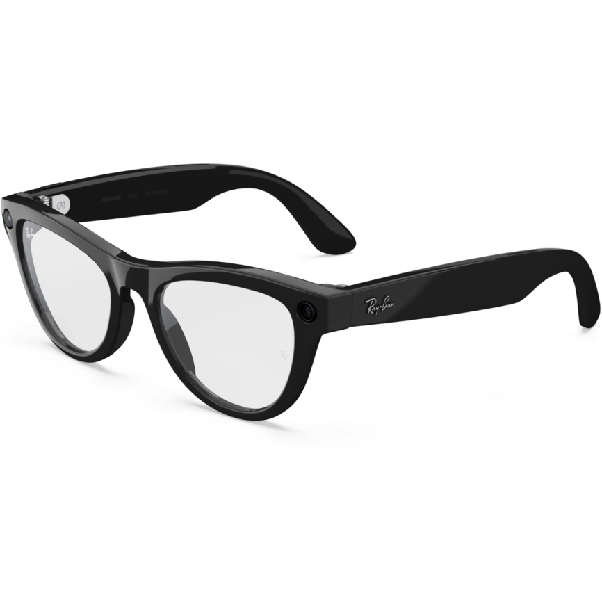 Умные очки Ray-Ban Skyler (Gen 2) Shiny Black Standard Clear to Graphite Green Transitions фото 3