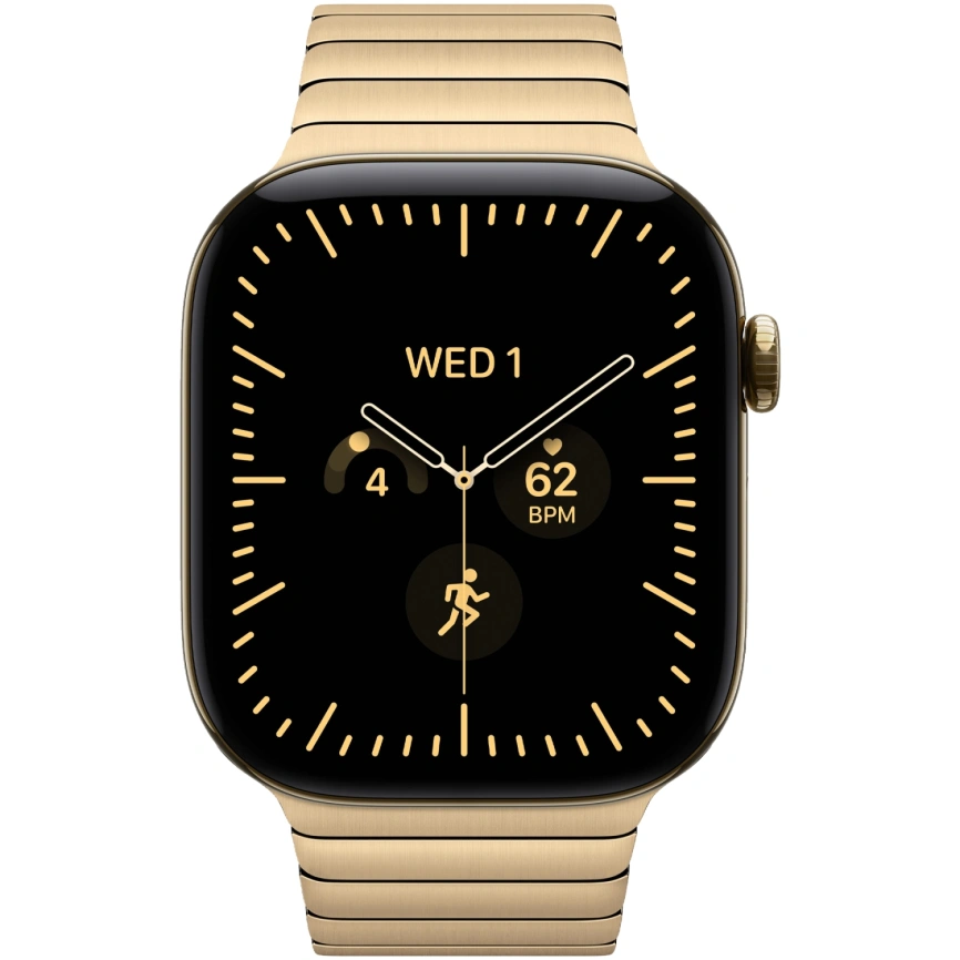 Смарт-часы Apple Watch Series 12 42mm Radiant Gold Titanium Case with Radiant Gold Link Bracelet фото 3