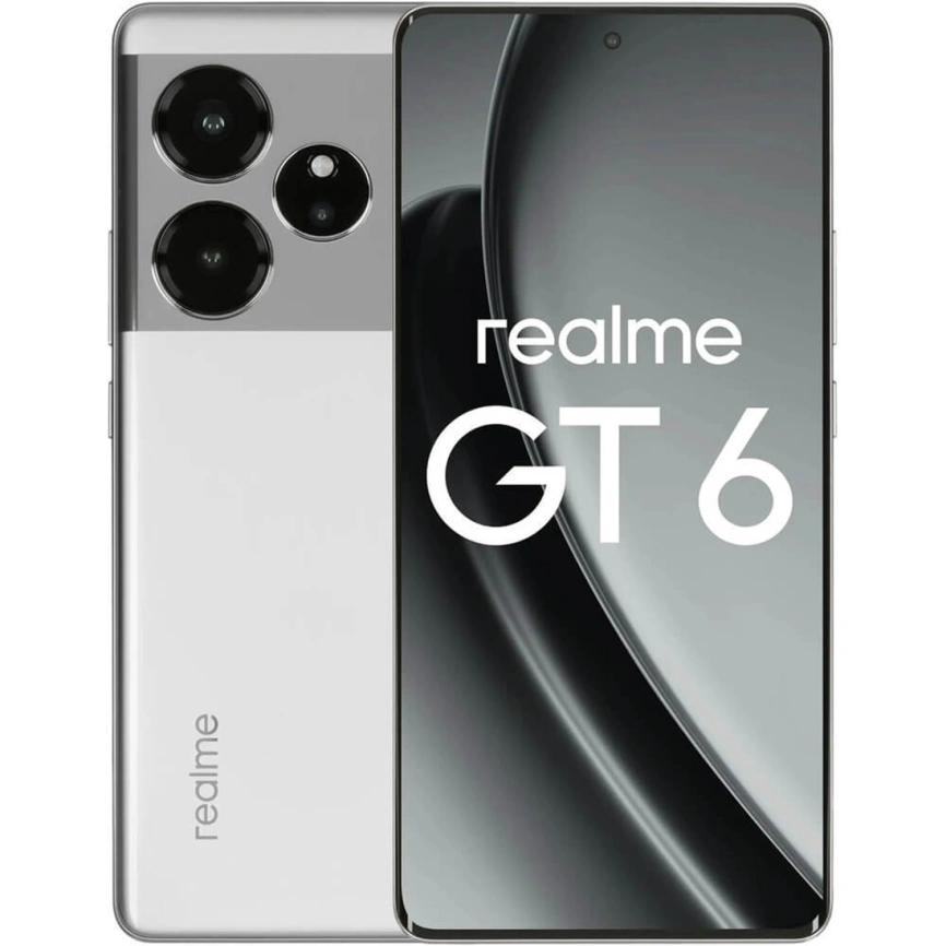 Смартфон Realme GT 6 12/256Gb Fluid Silver фото 1
