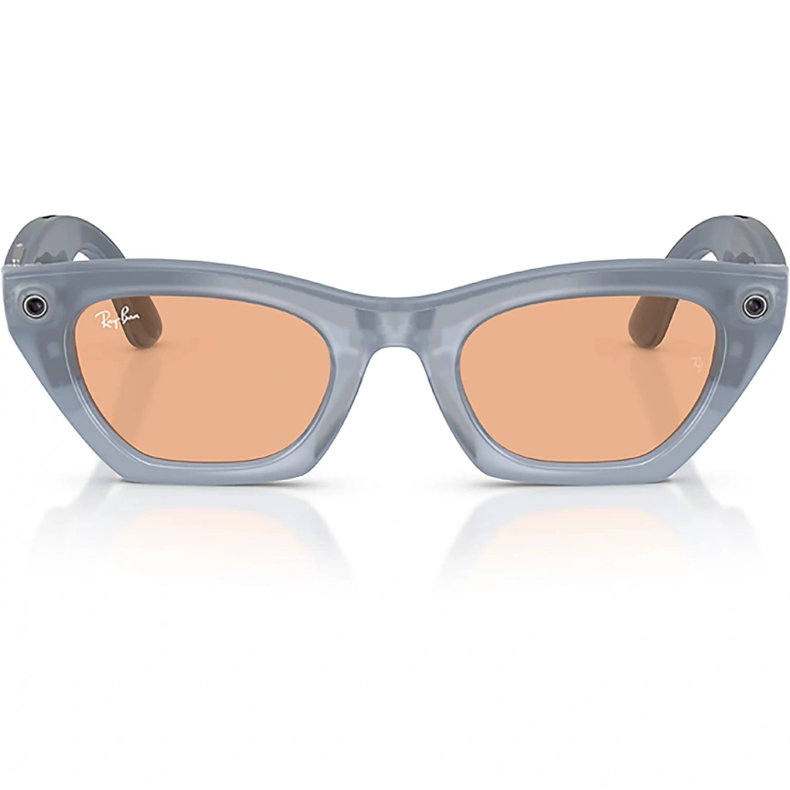 Умные очки Ray-Ban Zena (Gen 3) Milky Grey Lilac Standard Transitions Copper фото 5