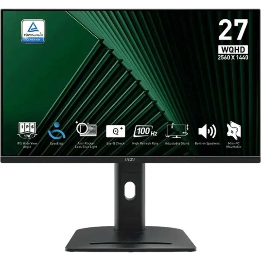 Монитор MSI 27" PRO MP275QPG IPS Black (9S6-3PC39M-069) фото 1