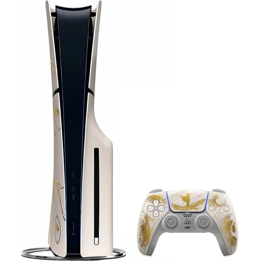 Игровая приставка Sony PlayStation 5 Slim 1TB Ghost of Yotei Gold Limited Edition (No voucher) фото 2