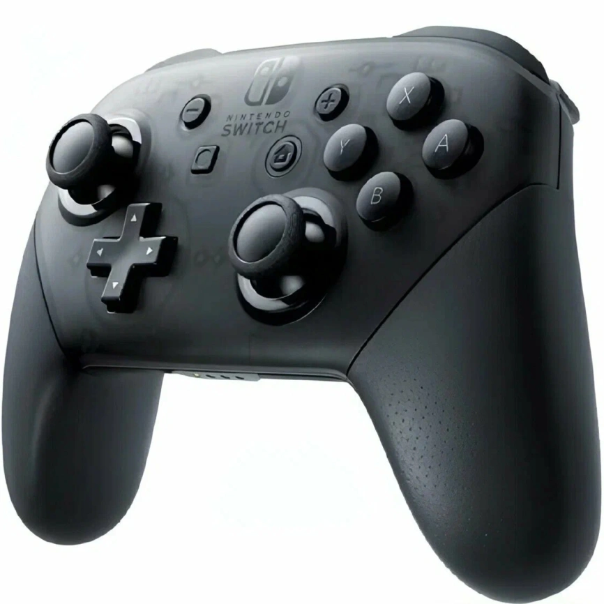 Джойстик беспроводной Nintendo Switch Pro Controller Black фото 1