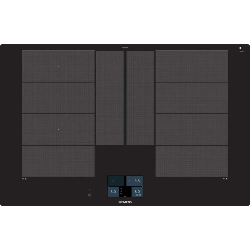 Индукционная варочная панель Siemens EX801KYW1E Black фото 2