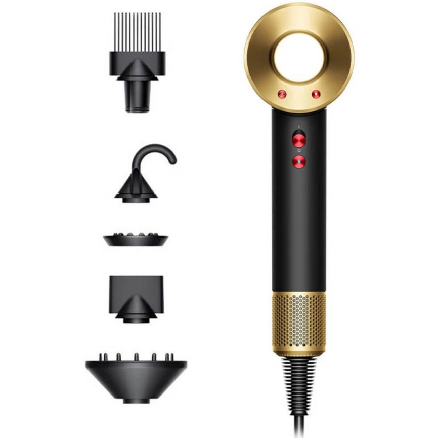 Фен Dyson Supersonic HD07 Onyx/Gold фото 2