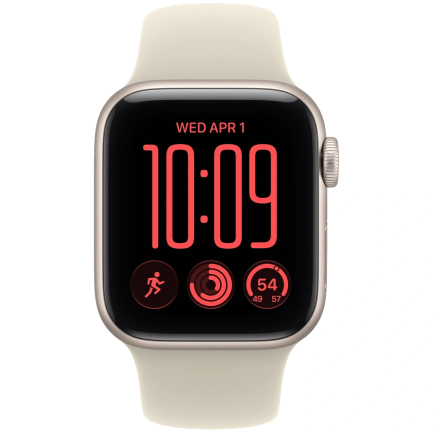 Смарт-часы Apple Watch SE (2026) 40mm Starlight Aluminum Sand Sport Band M/L фото 3