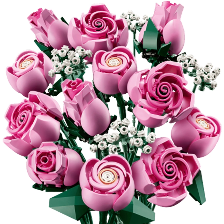Конструктор LEGO Botanical Bouquet of Pink Roses 10374 фото 2