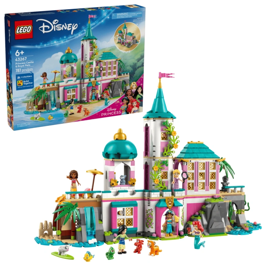 Конструктор LEGO Disney Princess Castle & Royal Pets 43267 фото 1