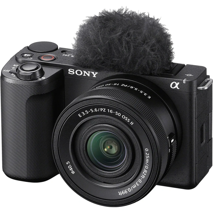 Фотоаппарат со сменной оптикой Sony Alpha ZV-E10 II Kit 16-50mm + 55-210mm Black фото 3