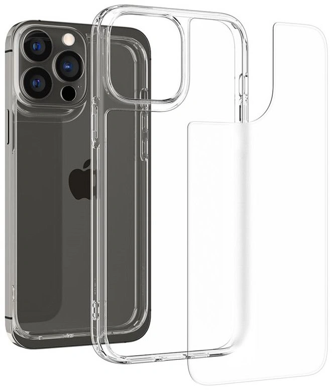 Чехол Spigen Quartz Hybrid для iPhone 13 Pro (ACS03272) Matte Clear фото 4