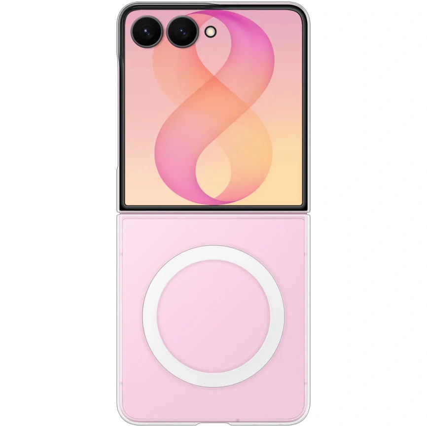 Чехол Samsung Clear Magnet Case для Galaxy Z Flip8 Transparent фото 1