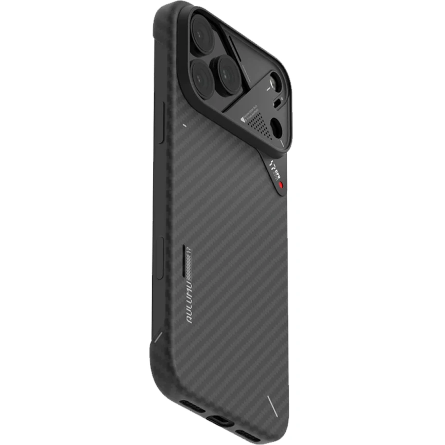 Чехол Aulumu A17 Aramid Fiber Case with MagSafe для iPhone 17 Pro Max Black фото 5