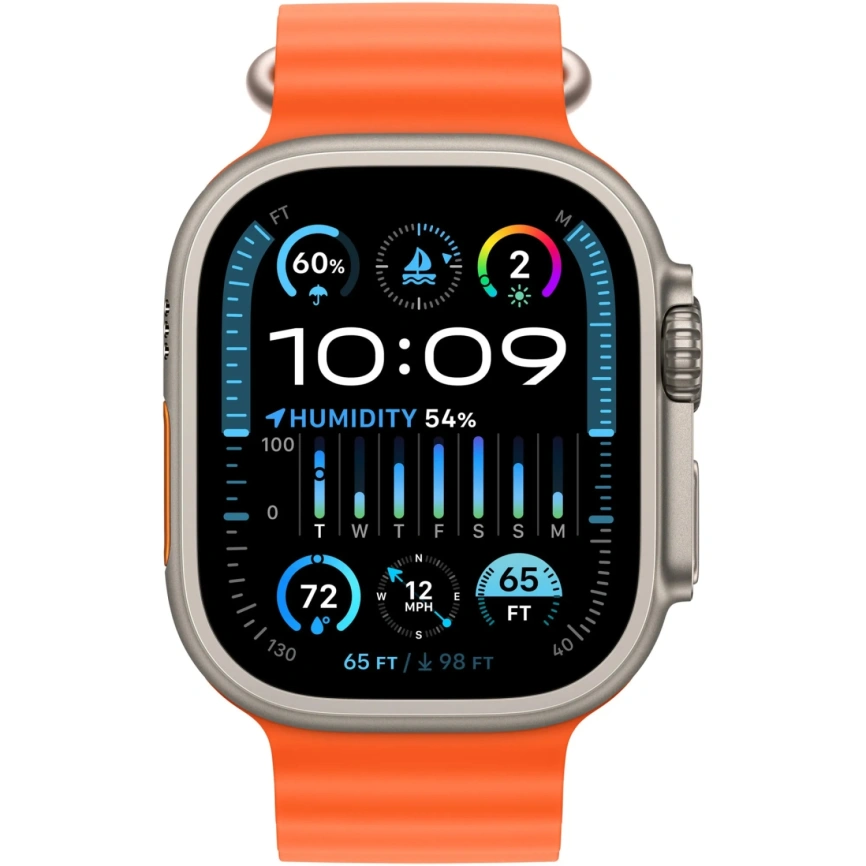 Ремешок Apple Watch Ultra 49mm Orange Ocean Band (MT653) фото 3