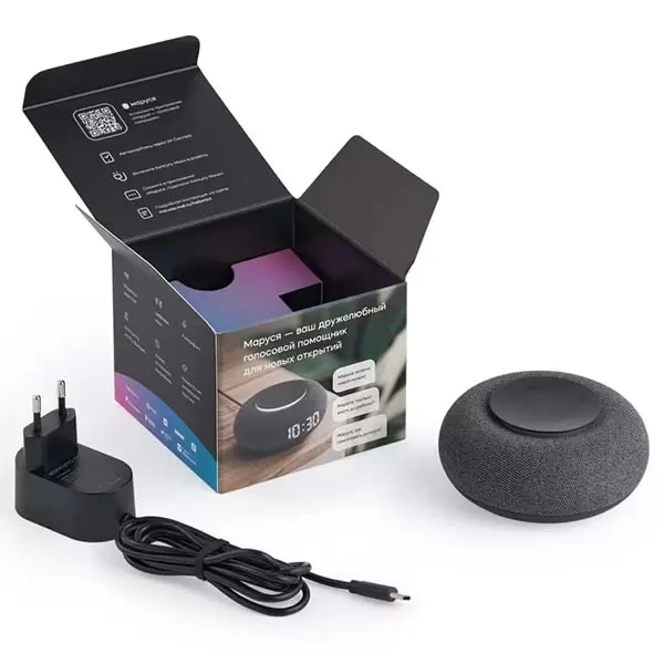 Умная колонка VK Капсула Маруся мини, Black фото 6