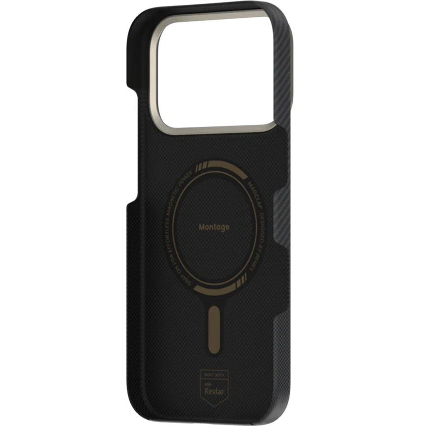 Чехол Benks Montage ArmorAir Case built with Kevlar для iPhone 17 Pro Black фото 5