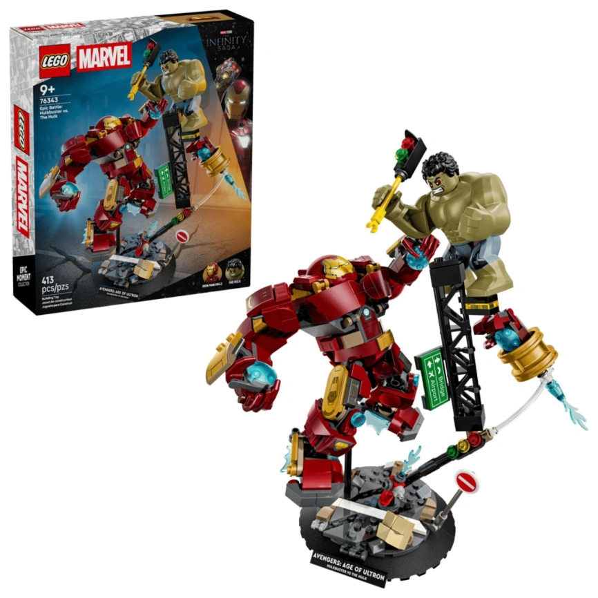 Конструктор LEGO Marvel Super Heroes Epic Battle: Hulkbuster vs. The Hulk 76343 фото 1