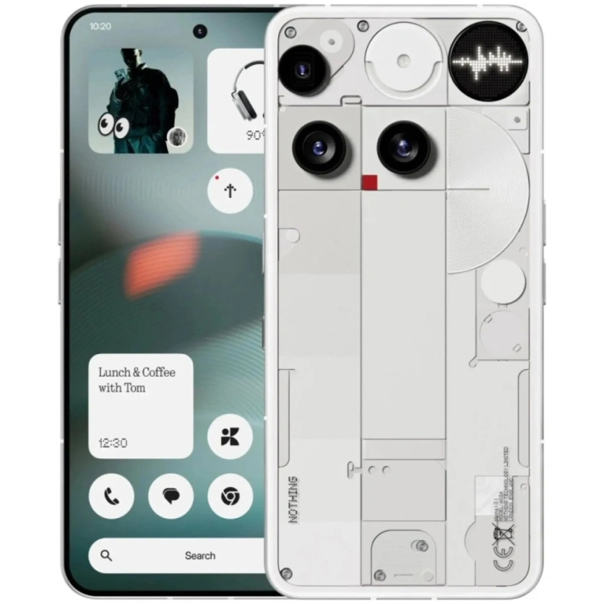 Смартфон Nothing Phone (3) 16/512Gb White фото 3