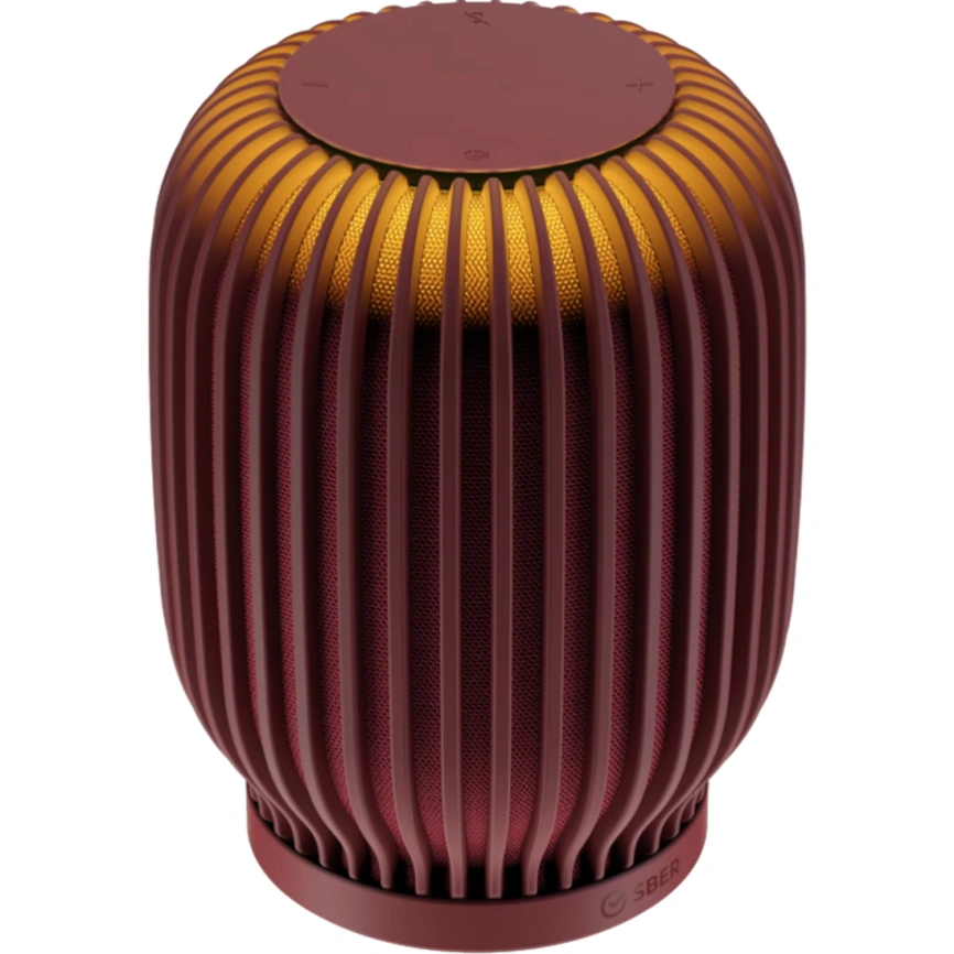 Умная колонка Sber SberBoom с голосовым помощником Салют Red фото 1