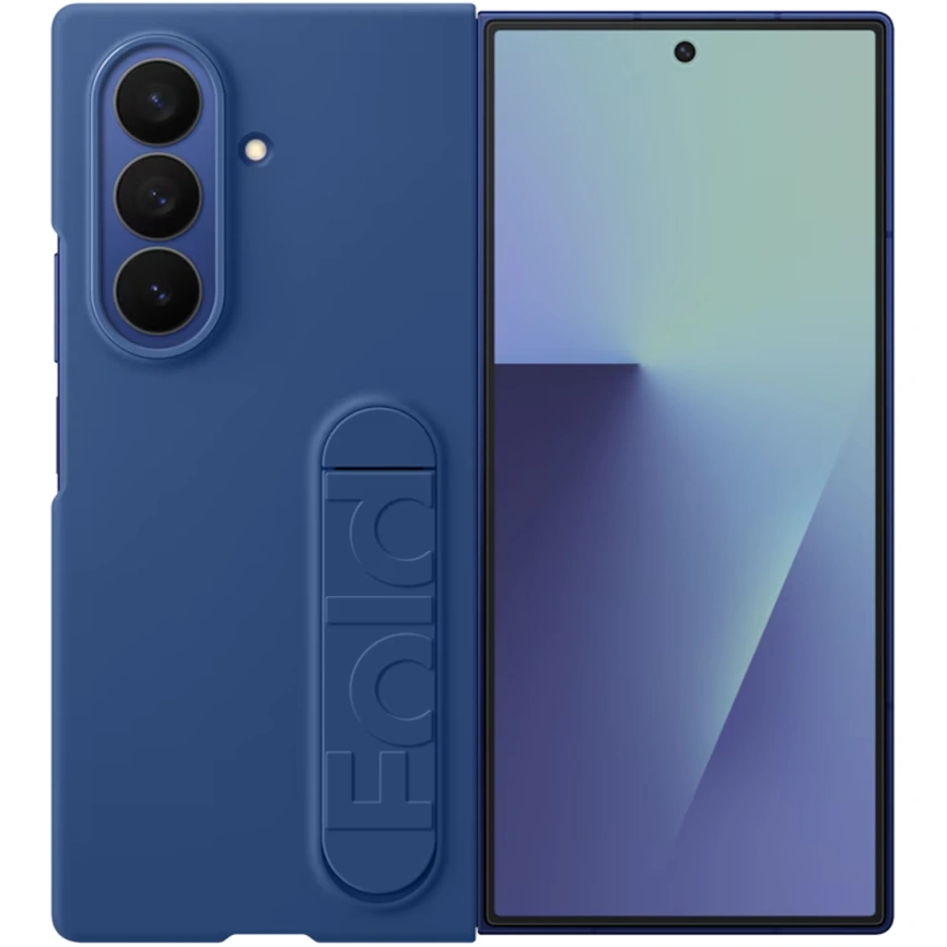 Чехол Samsung Silicone Case для Galaxy Z Fold7 Blue фото 2