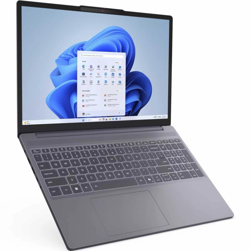 Ноутбук Lenovo IdeaPad Slim 3 15ARP10 15.3 IPS/R7-170/16GB/512GB SSD (83K700TUUS) Luna Grey фото 3