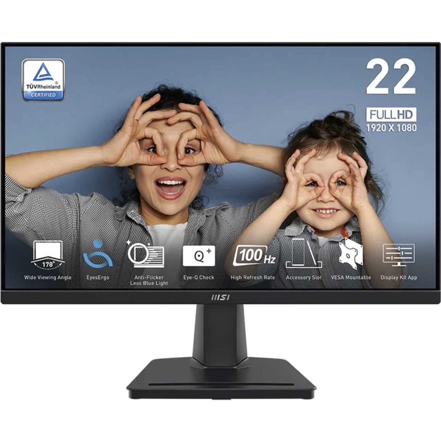 Монитор MSI 22" PRO MP225V VA Black фото 1