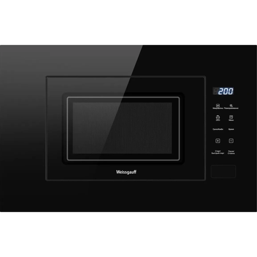 Микроволновая печь Weissgauff HMT-206 Compact Grill Black фото 1