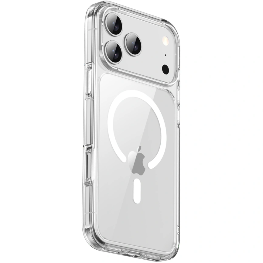 Чехол Gurdini Alba Series Protective with MagSafe для iPhone 17 Pro Clear фото 1