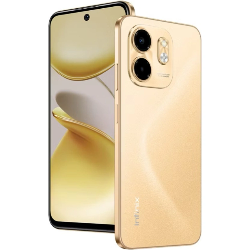Смартфон Infinix Smart 9 3/64Gb Sandstone Gold фото 6