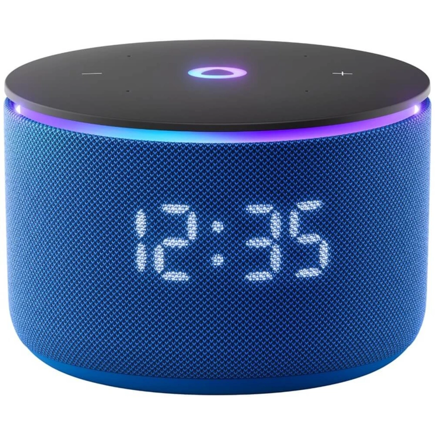 Умная колонка Яндекс Станция Мини 3 Про с Zigbee , Синий фото 1