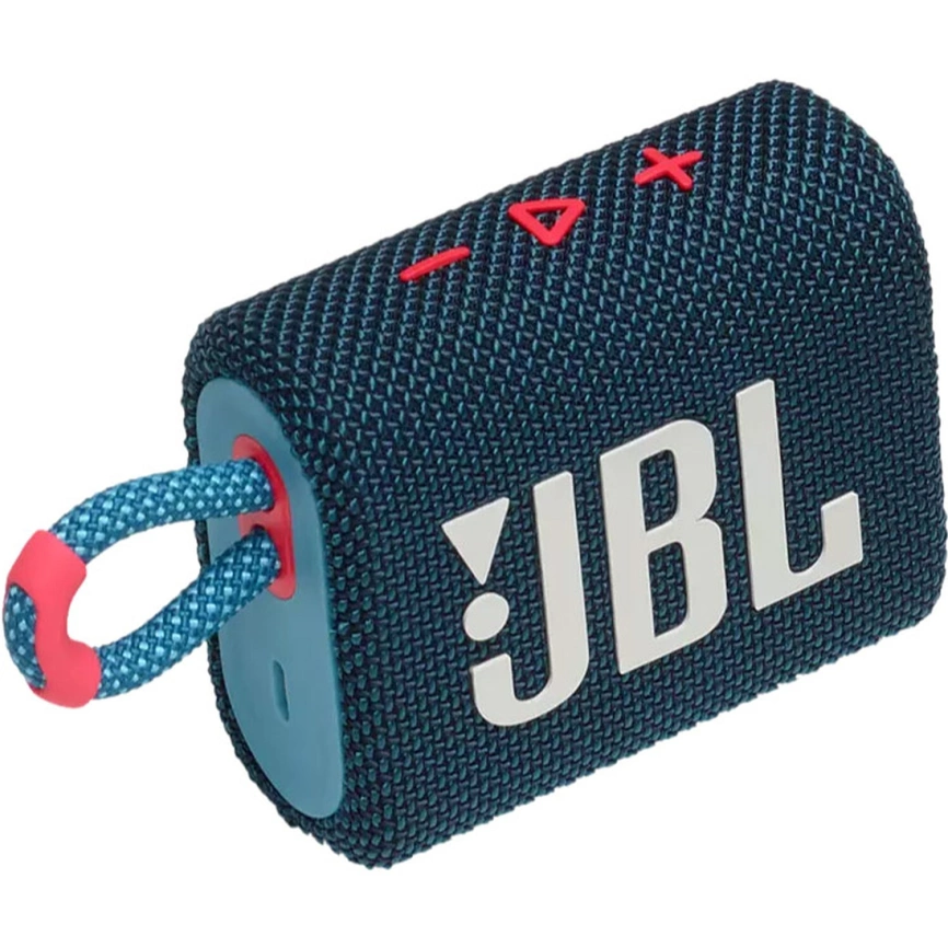 Портативная колонка JBL GO 3 Blue/Pink фото 4