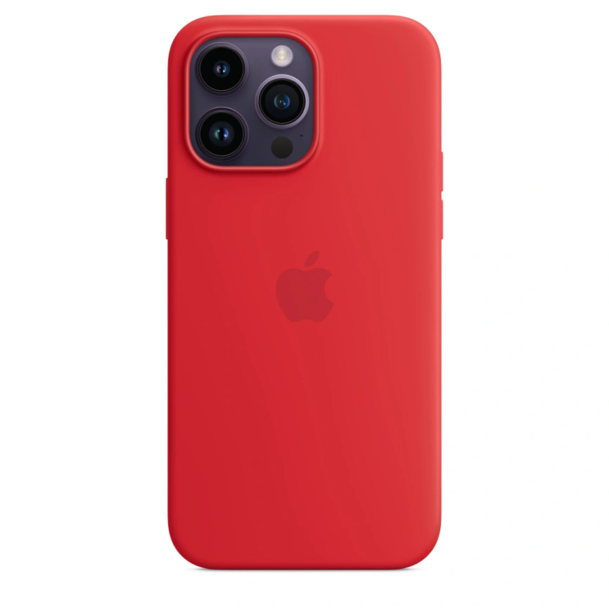 Силиконовый чехол Apple MagSafe для iPhone 14 Pro Max (PRODUCT) RED фото 3