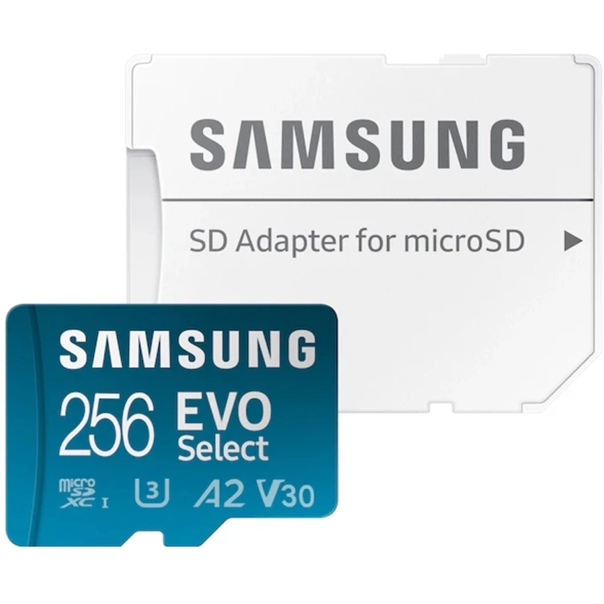 Карта памяти Samsung EVO Plus 256GB MicroSDXC Class 10/UHS-I U3 (MB-ME256KA) фото 1