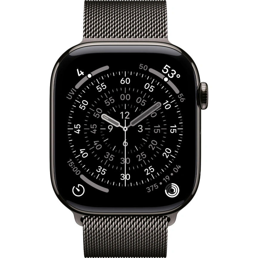 Смарт-часы Apple Watch Series 11 42mm Slate Titanium Case with Slate Milanese Loop фото 2