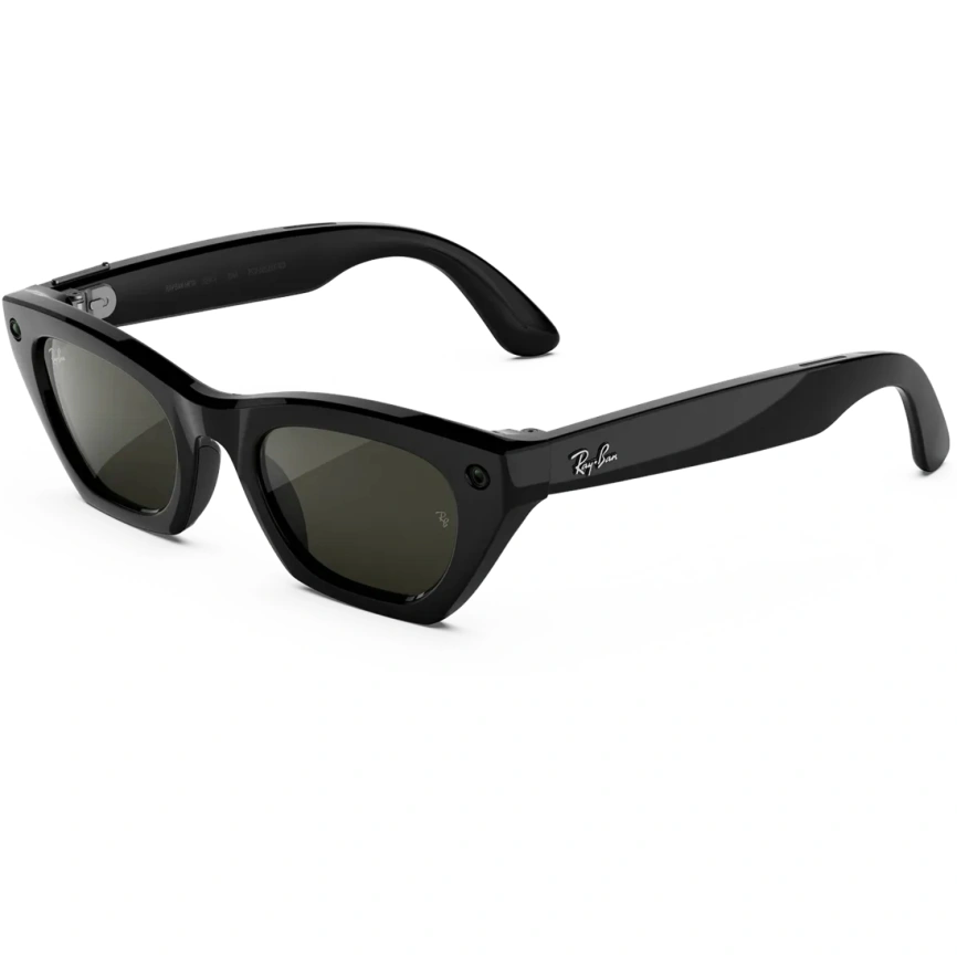 Умные очки Ray-Ban Zena (Gen 3) Shiny Black Standard Green фото 1