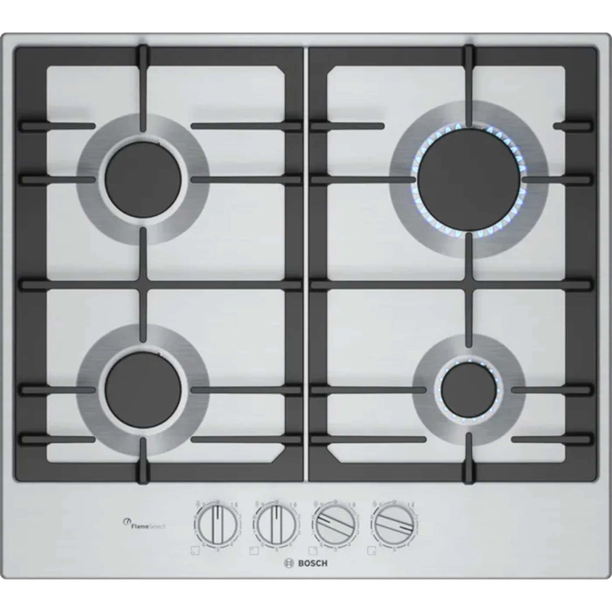 Газовая варочная панель Bosch Serie 6 PCP6A5I90M Silver фото 1