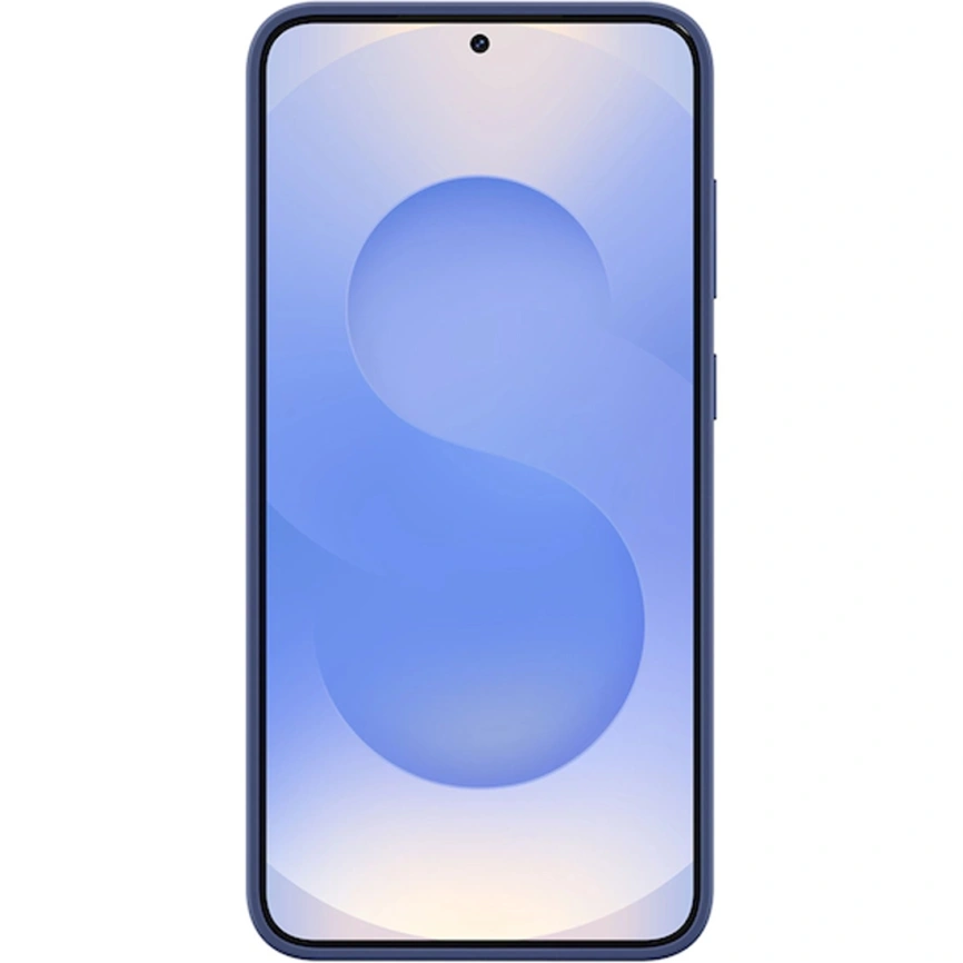 Чехол Samsung Silicone Case для Samsung Galaxy S25 Blue фото 4