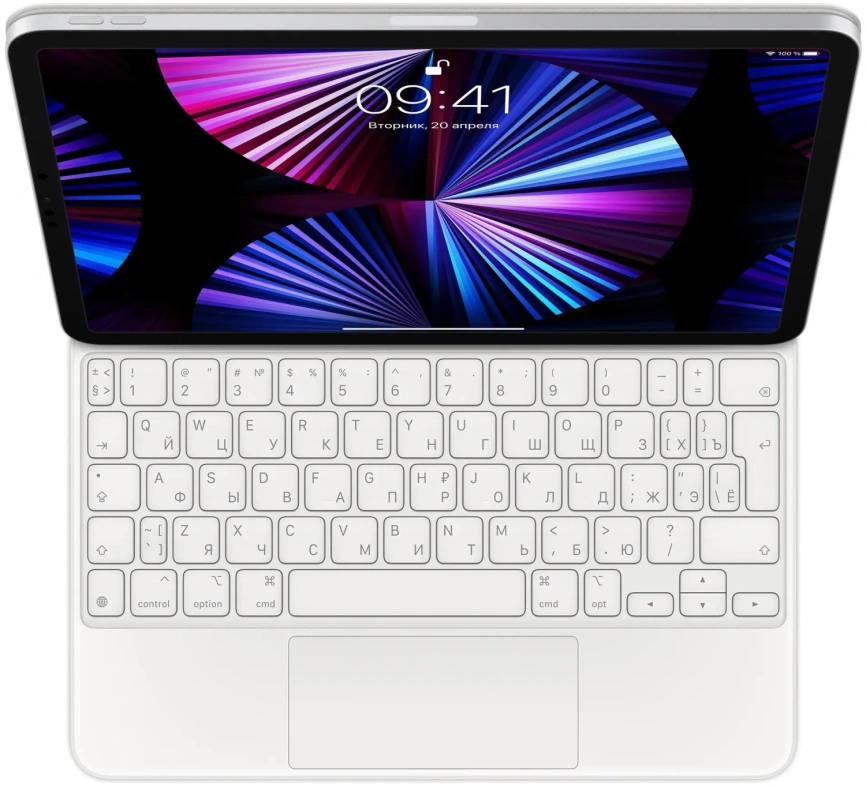 Клавиатура Apple Magic Keyboard для iPad Pro 11 (MJQJ3RS/A) White фото 1