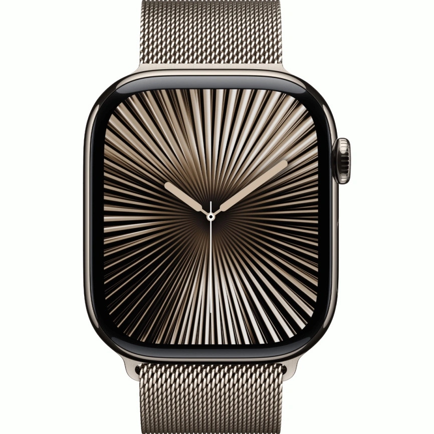 Смарт-часы Apple Watch Series 10 46mm Natural Titanium Case with Natural Milanese Loop фото 3