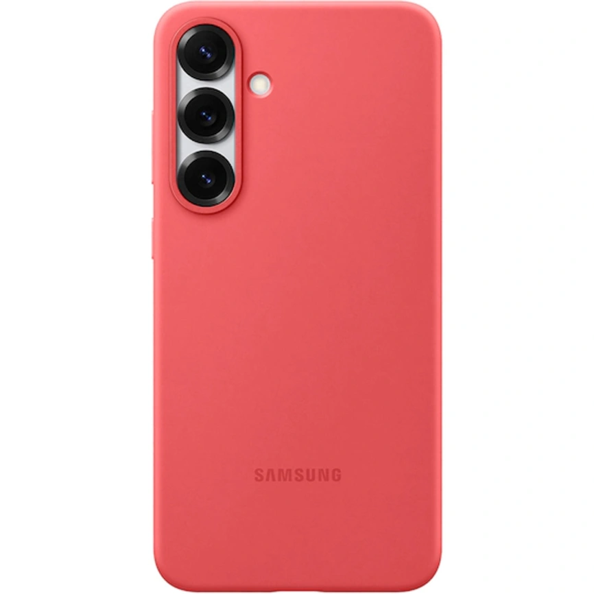 Чехол Samsung Silicone Case для Samsung Galaxy S25 Plus Red фото 5