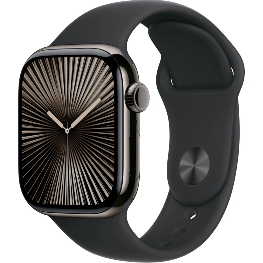 Ремешок Apple Watch 42mm Black Sport Band M/L фото 2