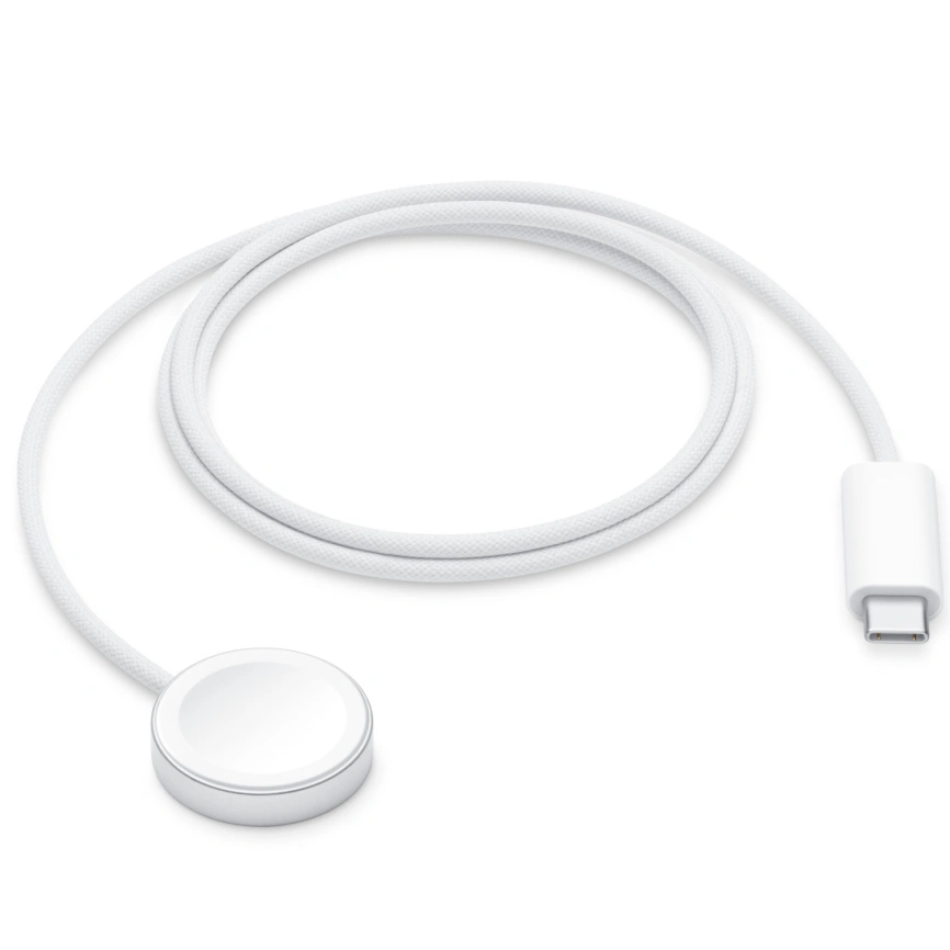 Кабель Apple Watch Magnetic Fast Charger to USB-C 1m(MT0H3ZM/A) White фото 1