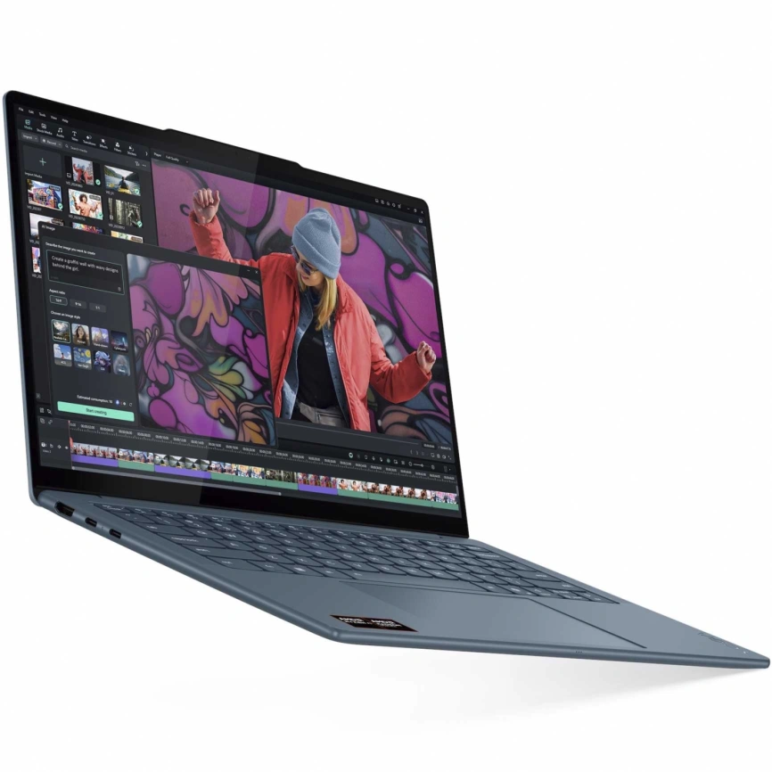 Ноутбук Lenovo Yoga Slim 7 14AKP10 14 OLED/ R5-340/16GB/1TB SSD (83JY0009RK) Tidal Teal фото 5