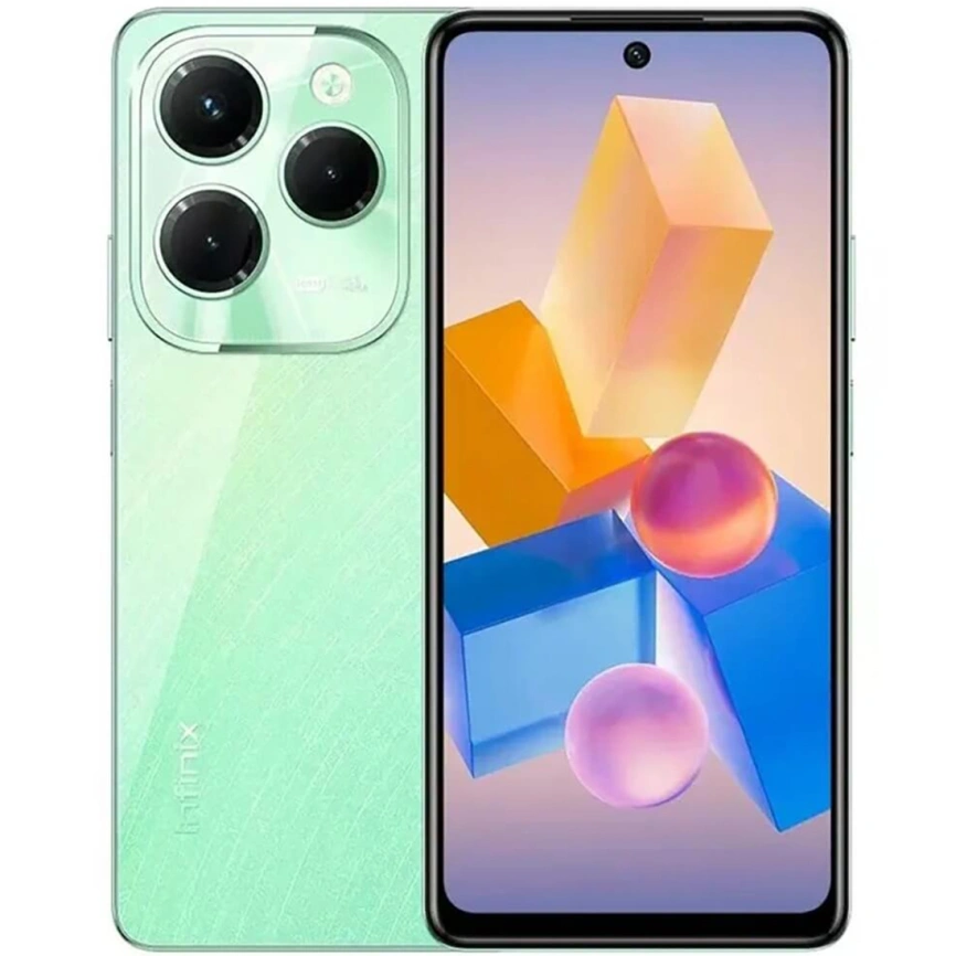 Смартфон Infinix Hot 40i 4/128Gb Starfall Green фото 1