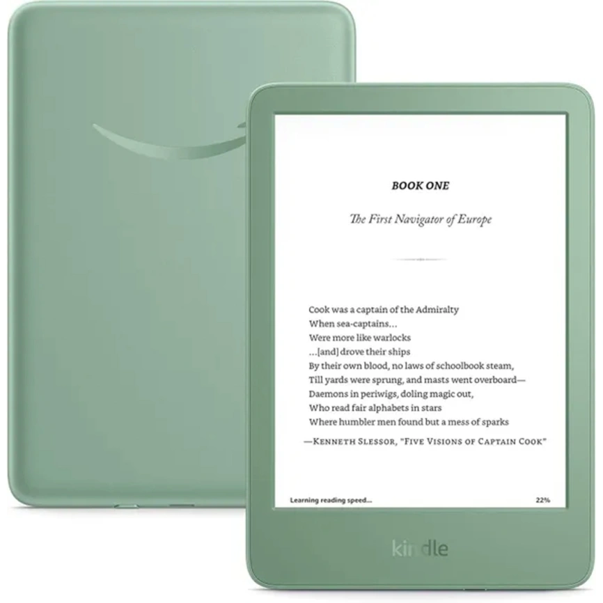 Электронная книга Amazon Kindle 11 16GB (без рекламы) 2024 Matcha фото 1