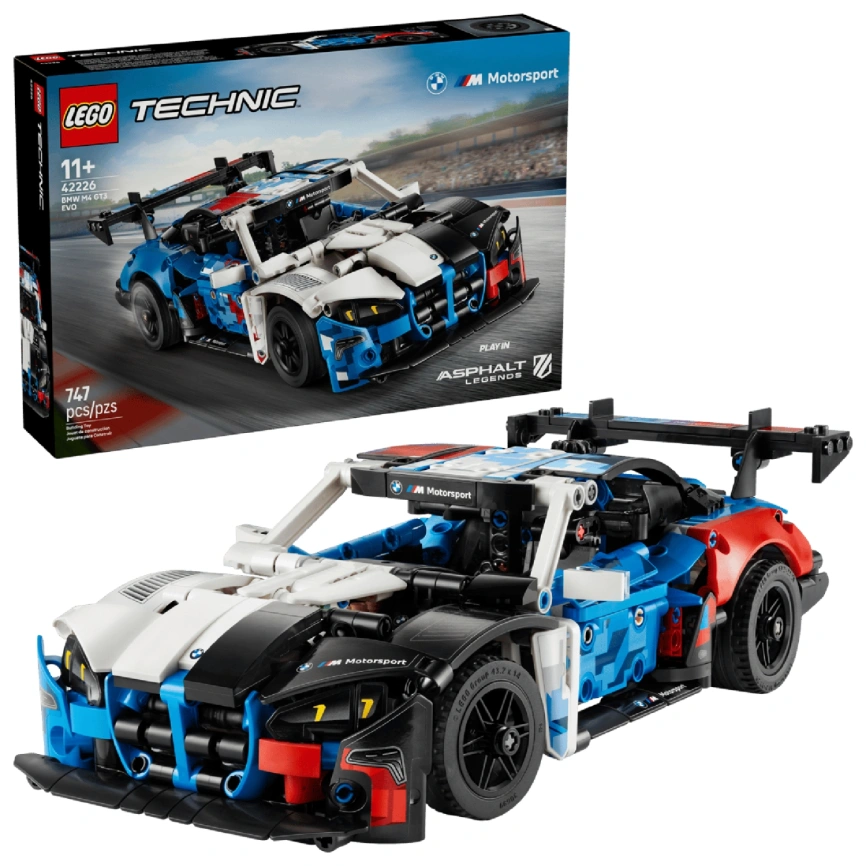Конструктор LEGO Technic BMW M4 GT3 EVORace Car 42226 фото 1